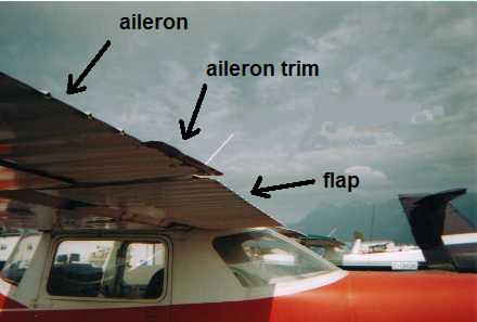 trailing edge of C150 wing