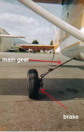 C172 main gear