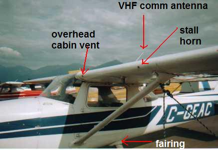 Cessna 150 front view